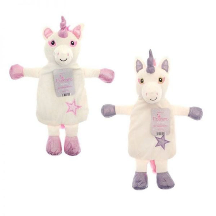 Picture of HWB176005 - PINK THERMATHERAPY UNICORN HOT WATER BOTTLE